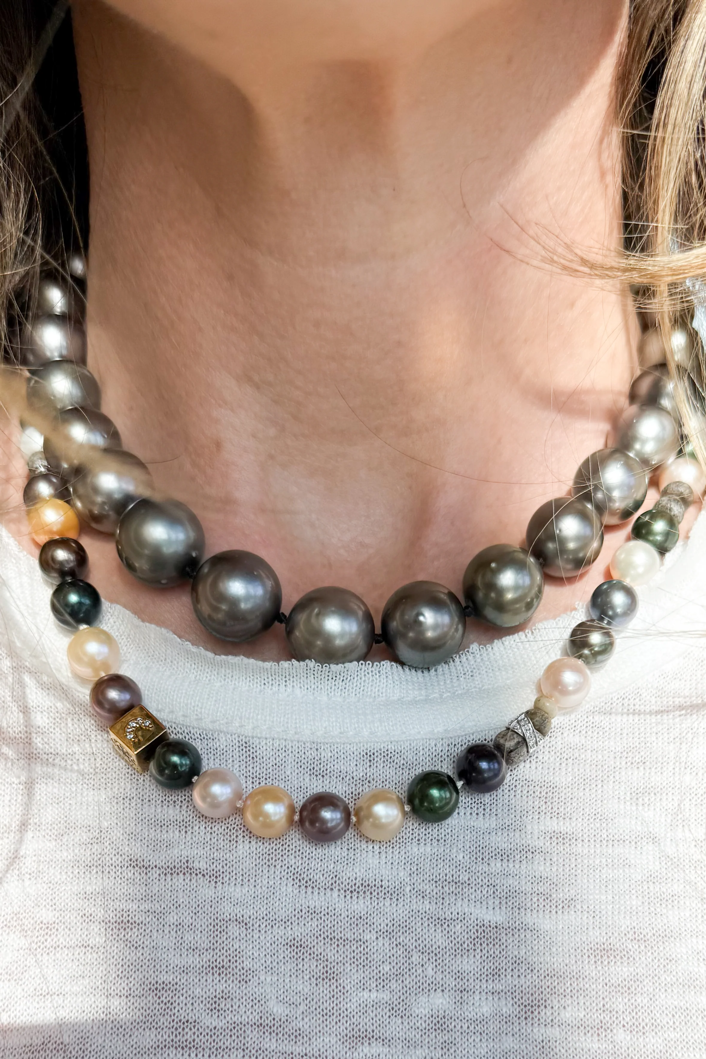 Freshwater Corn Pearl Necklace - Image 6